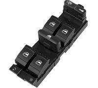 JAYWIS Interruttore Alzacristalli Per Skoda, Per Fabia 6Y2, Per Octavia 1U2, 1U5 1996-2010, Per Superb 3U4, 1J4959857B, Regolatore Elettrico Interruttore alzacristalli auto(NERO 2)