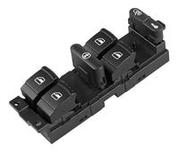 JAYWIS Interruttore Alzacristalli Per Skoda, Per Fabia 6Y2, Per Octavia 1U2, 1U5 1996-2010, Per Superb 3U4, 1J4959857B, Regolatore Elettrico Interruttore alzacristalli auto(NERO 1)
