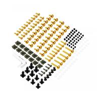 JAYWIS Kit Bulloni E Viti per Carenatura per Suzuki GSXR 600 750 1000 K1 K2 K3 K4 K5 K6 K7 K8 K9 K10, 190 Pezzi Kit Bulloni per Carenatura(Oro)