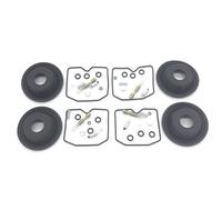 JAYWIS Kit Di Riparazione Carburatore Moto 4 Pezzi Per Suzuki Bandit GSF600S 1996-2003 Kit Di Riparazione, Rondella Valvola Membrana Depressione Carburatore Riparazione