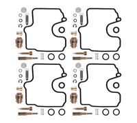 JAYWIS Kit Di Riparazione Carburatore Moto Per Kawasaki ZX600 Per Ninja ZX6R 2000-2002 Set Revisione Guarnizione Valvo Spillo Galleggiante Motore Carburatore Riparazione