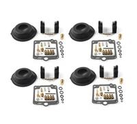 JAYWIS Kit Di Riparazione Carburatore Moto Per Yamaha FJ1200 1988-1992 Set Ricostruzione Membrana Galleggiante Valvola Spillo Intercettazione Aria Carburatore Riparazione