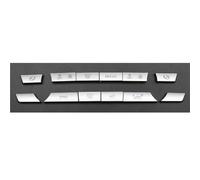 JAYWIS Set per Interni Adesivi Interni Auto per BMW Serie 5, 6 E 7 F10 F01 F02 520 530, Pulsanti Aria Condizionata E Cruscotto(C1 12pcs Set)