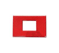 JAYWIS Set per Interni Adesivi per Interni Auto per BMW Serie 3 E90 2005-2012, Pannello di Rivestimento del Vano Portaoggetti Principale Dell'abitacolo, Adesivi Decorativi(Rosso)