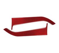 JAYWIS Set per Interni Adesivi per Interni Auto per Mustang GT 2015-2021, Adesivi per Finiture Portiere Anteriori, Decalcomanie, Decorazioni(Rosso)