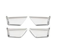 JAYWIS Set per Interni Adesivi per Maniglie Interne Auto per Hyundai per Tucson 2015-2020, 4 Pezzi, in Acciaio Inox, Decalcomanie Decorative(Argento)