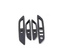 JAYWIS Set per Interni Adesivo per Interni Auto per Peugeot 3008 5008 GT 2017-2023, Rivestimento per Portabicchieri, Maniglia della Portiera, Finestrino, Look(Interruttore alzacristalli LHD)
