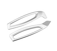 JAYWIS Set per Interni Adesivo per Interni Auto per Toyota CHR LHD, Copertura Presa Aria Condizionata, Interruttore Alzacristalli, Pannello Pulsanti Fari, Leva del Cambio(Copertura AC Argentata)
