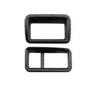 JAYWIS Set per Interni Adesivo per Interni Auto per Toyota CHR LHD, Copertura Presa Aria Condizionata, Interruttore Alzacristalli, Pannello Pulsanti Fari, Leva del Cambio(Faro Nero)