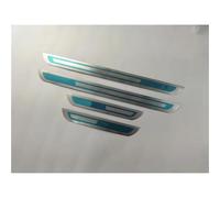 JAYWIS Set per Interni Adesivo per Interni Auto per VW per Golf 6 MK6 2008-13, Battitacco Ultrasottile, Copripedali in Acciaio Inox