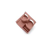 JAYWIS Set per Interni Rivestimento per Console Centrale Auto per Mercedes per Benz Classe C GLC W206 X254 Cuscinetto Protettivo in Silicone Tazza d'Acqua Centrali(Arancia,X2)