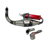 JAYWIS Tubo Di Scarico Per Moto, Silenziatore Di Scarico Per DIO 50 DIO50 AF18 AF24 AF27 AF28 AF30, Tubo Di Scarico Modificato Tubo Di Scarico(Colore 3)