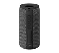 JAZ Cassa portatile WIZARD 10 Watt, altoparlante wireless multifonte con ingressi AUX, USB, SD, speaker resistente all'acqua IPX5, fino a 5 ore consecutive di musica, vivavoce integrato,Nero,Unica