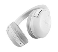 JAZ Pro Aero, Cuffie Wireless e a Filo Gaming On-Ear, Porta AUX, Bassa Latenza, Microfono e Controlli Integrati, Cavo USB-C Incluso, per Smartphone, Tablet, Laptop, 10h di Riproduzione, Bianco