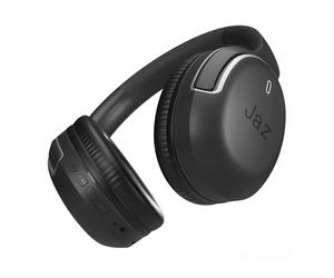 JAZ Pro Aero, Cuffie Wireless Gaming On-Ear, Bassa Latenza, Microfono e Controlli Integrati, Cavo USB-C e Istruzioni inclusi, per Smartphone, Tablet, Laptop,10h di Riproduzione, Nero