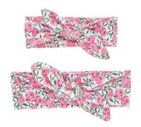 JazSwirl Mommy and Me, Fasce abbinate per donne e bambini, fascia per capelli Mommy and Me, fascia per San Valentino biologica mamma e me (rosa, 1)