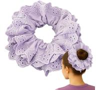 JazSwirl Scrunchie oversize da donna, 13,5 cm, grande XL, elastico per capelli spessi, elastico per capelli giganti e grandi, elastici extra large per coda di cavallo