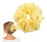 JazSwirl Scrunchie oversize da donna, 17,8 cm, elastico per capelli giganti, extra large, per capelli spessi, elastici per capelli grandi e grandi per coda di cavallo, accessori per capelli giganti