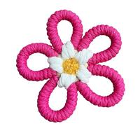 Jazuaiao Arazzi da parete colorati in macramè tessuto a mano per decorazione interna della casa cameretta dei bambini ornamento da appendere regalo fiore appeso