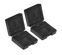 Jazuaiao Custodia per batteria antiurto resistente all'acqua per accessori per action camera e scheda di memoria, custodia per batteria da viaggio con slot per schede di memoria