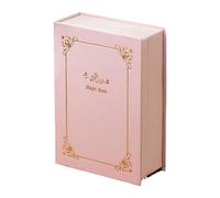 Jazuaiao Elegante libro di immagazzinaggio dei gioielli dell'unità di elaborazione per orecchini, braccialetti e collane scatola sofisticata per donne e ragazze libro di pianificazione di gioielli