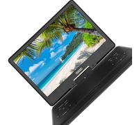 Jazuaiao Facile da usare digitale da 14 pollici con schermo regolabile a 180 gradi e suono stereo, ideale per viaggi e viaggi in auto lettore portatile per bambini