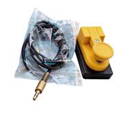 Jazuaiao MK05 Piccola pagaia antiscivolo Base Morse Code Keyer per l'invio di codici lisci e la pratica desktop