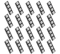 Jazuaiao WS2812 Scheda Modulo LED con 4 LED Full-Color per Elettronica, A | Bordo del modulo della luce del PWB con i cuscinetti GND di DOUT VCC di BACCANO per l'elettronica ed i pannelli di