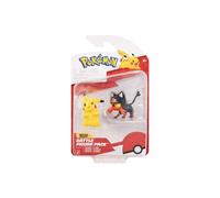 JAZWARES Battle Figure Pack: Pokemon - Litten & Pikachu Statua