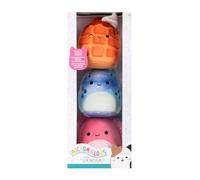 Jazwares Micromallows SQMM0158-3 Mini Squishmallows, 6,5 cm di peluche (Auggie, Weaver, Zinx)