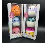 Jazwares Micromallows SQMM0191-3 Mini Squishmallows, 6,5 cm di peluche (Tia, Mariska, Louden)
