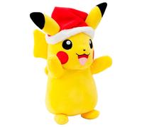 PKW - 8" Seasonal Plush (Holiday) Pikachu with Santa Hat - W4
