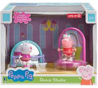 Jazwares Peppa Pig Studio Di Danza Giocattolo Con 2 Figure Luzie Locke