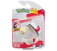 Jazwares Pokémon - Clip'n'Go Poké Balls Fidough & Timer Ball