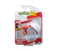 Pokémon Clip ‘N’ Go Magby and Premier Ball Includes 2-Inch Battle Figure and Pre