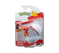 Pokémon Clip ‘N’ Go Magby and Premier Ball Includes 2-Inch Battle Figure and Pre