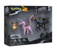 Jazwares Pokemon Select Evolution MultiPack (Eevee/Umbreon/Espeon) Action Figure