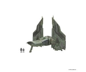 Jazwares Star Wars™ Micro Galaxy Squadron The Hex - 9-Inch Vehicle Rotating Wi