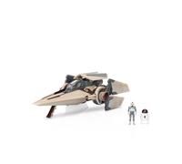 Jazwares Star Wars Micro Galaxy Squadron V-Wing Starfighter (Armada Edition) - Veicolo da 7,6 cm con ali del radiatore più due accessori per micro figure da 2,5 cm