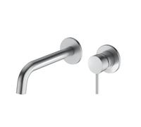 JAZZ ART MIX LAVABO INCASSO A MURO IN OTTONE CARTUCCIA 35MM - CONFEZIONE: 1 pz., Colore: Nickel Spazzolato