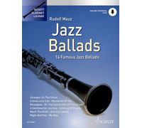 Jazz Ballads - 14 Famous Jazz Ballads - Schott Clarinet Lounge - Clarinet - ( ED 21606D ): 14 berühmte Jazz-Balladen. Klarinette. Ausgabe mit Online-Audiodatei: Band 1
