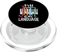 Jazz Is My Language Jazz Uomini Donne PopSockets PopGrip per MagSafe