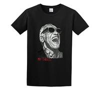 Jazz Legend Ray Charles Men Simple Tshirt Black XL