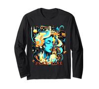 Jazz Mine Music Lover Sax Symphony Maglia a Manica