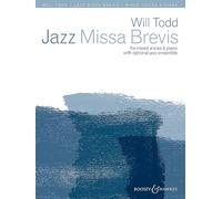Jazz missa brevis: gemischter Chor (SATB divisi) und Klavier; Jazz-Trio (Klavier, Bass und Schlagzeug) oder Jazz-Ensemble (Alt-Saxophon, 2 Trompeten und Jazz-Trio) ad libitum. Chorpartitur.