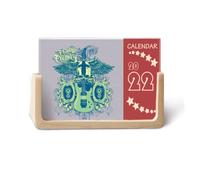 Jazz Music Instruments Pattern 2022 - Calendario da tavolo, 12 mesi