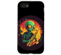 Jazz nello spazio esterno con un tocco alieno comico Custodia per iPhone SE (2020) / 7 / 8