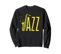 Jazz Sassofonista Sassona Saxofono Sassofono Musica Felpa