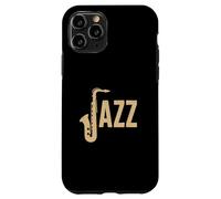 Jazz Sassofono Lettera Jazz Musicisti Sax Music Lovers Custodia per iPhone 11 Pro