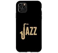 Jazz Sassofono Lettera Jazz Musicisti Sax Music Lovers Custodia per iPhone 11 Pro Max